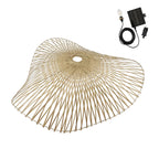 Laia - Suspension Solaire - Bambou - Beige