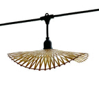 Serenity - Guirlande Filaire E27 - Rotin - Beige