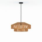 suspension ronde clairia superposition en papier de corde 60 cm_1