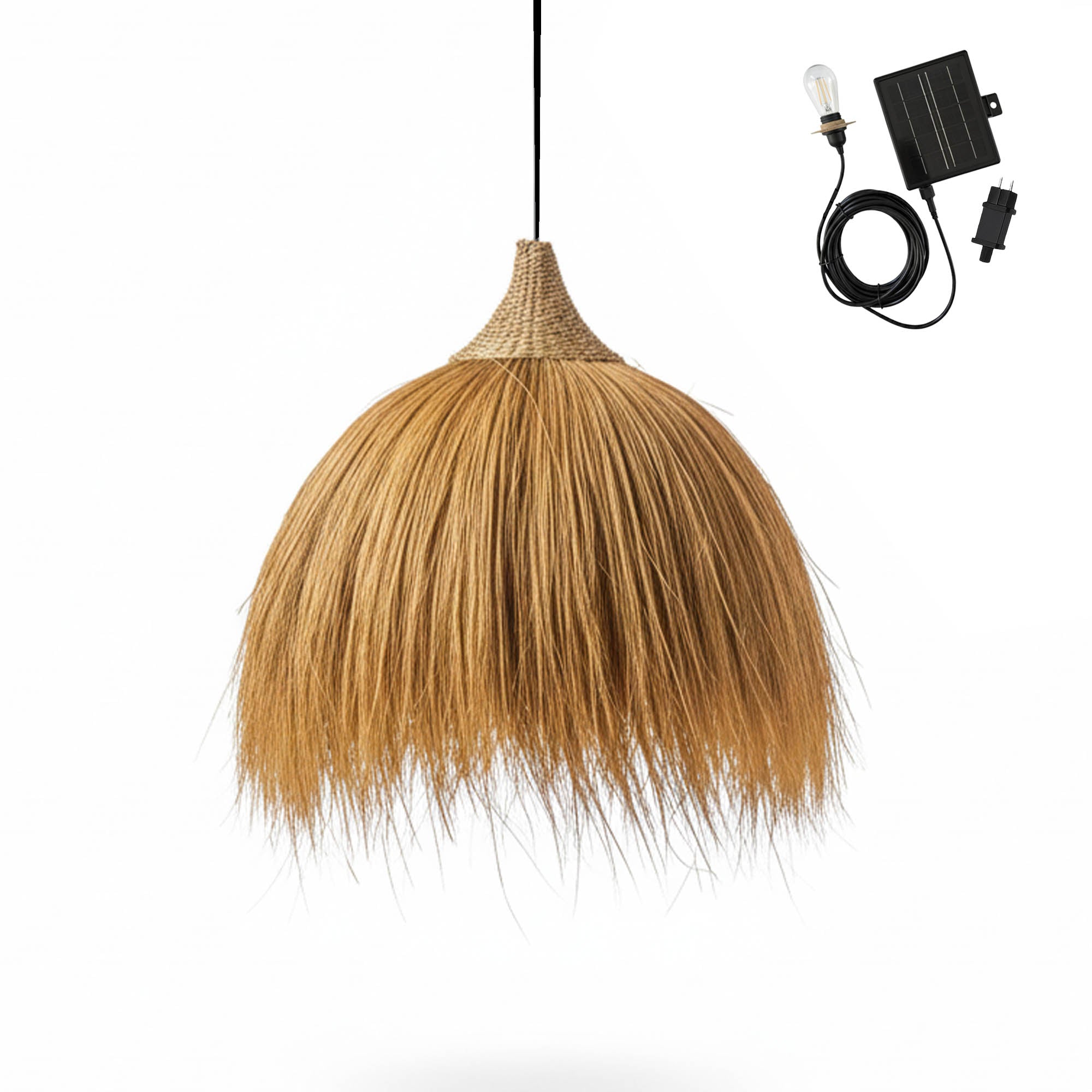 Masai - Suspension Solaire - Herbe De Rayung - Beige