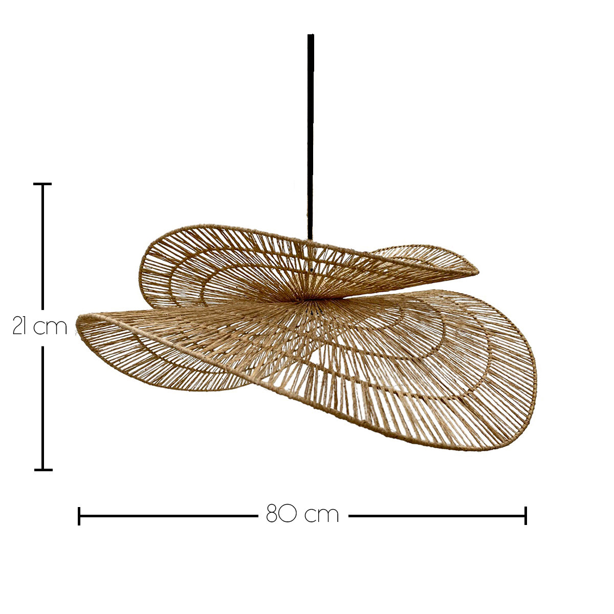 Solara - Suspension Solaire - Jute - Beige