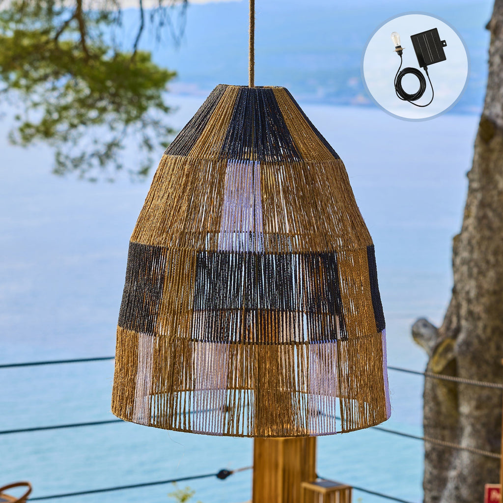Zahara - Suspension Solaire - Corde - Beige