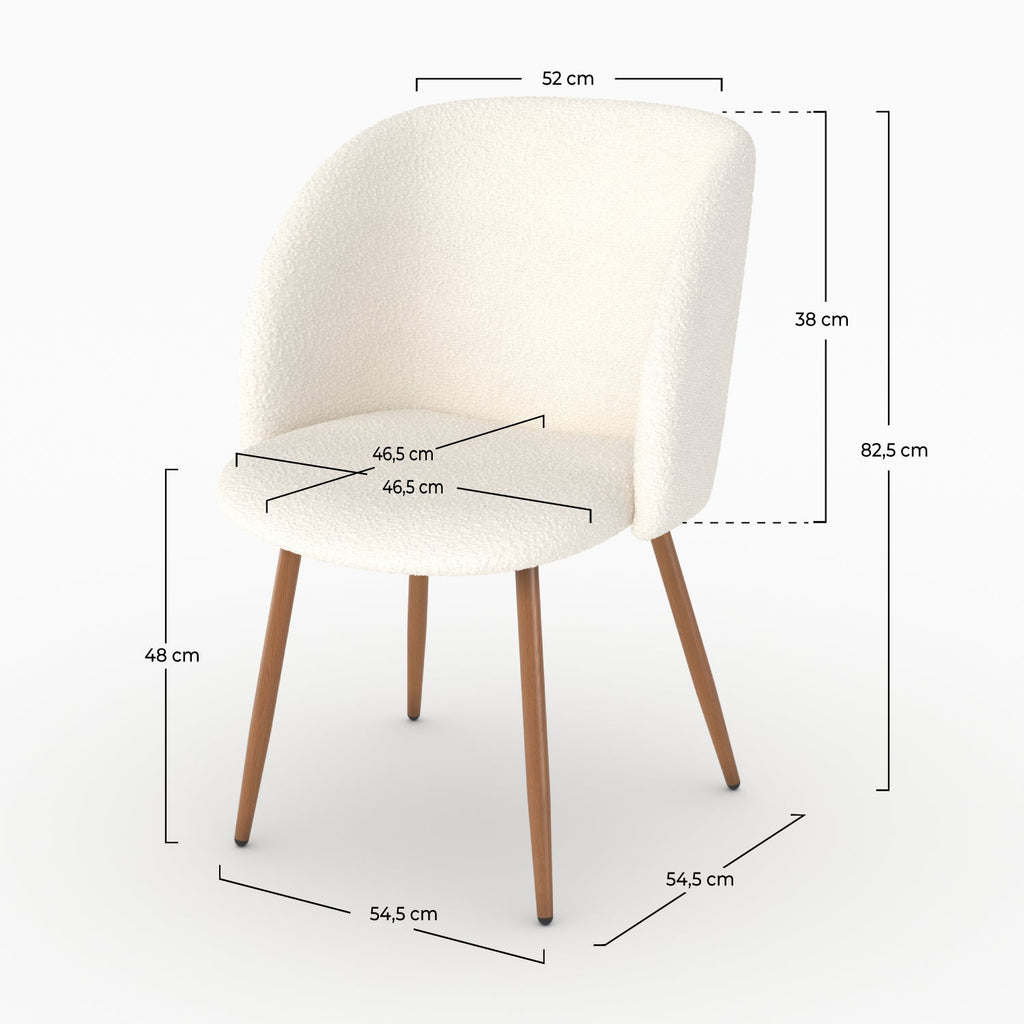 Lot De 2 Chaises Swan - Beige