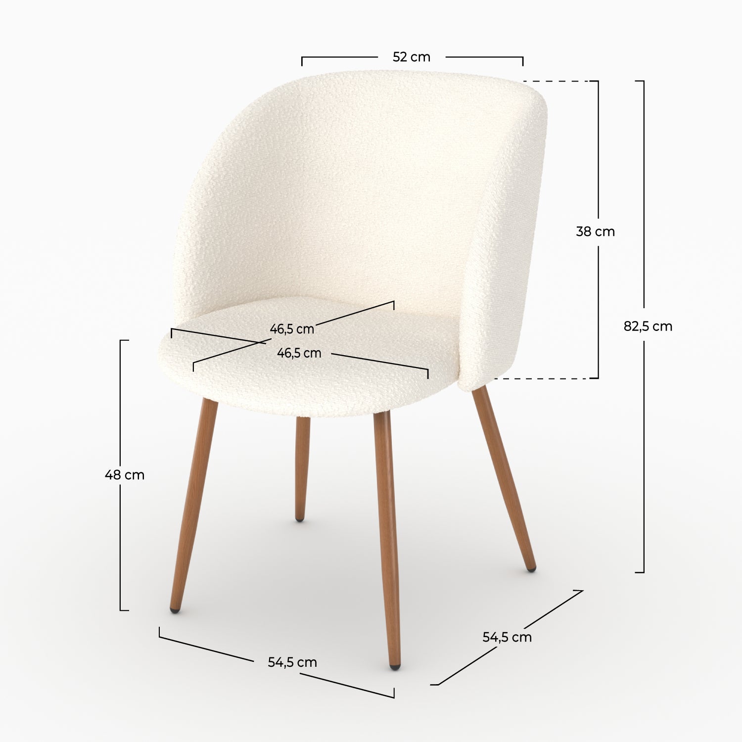 Lot De 2 Chaises Swan - Beige