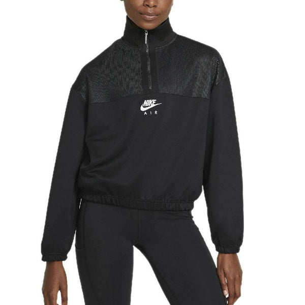 Sweat 1/4 Zip Textile - Noir - Femme - Nike - The Bradery