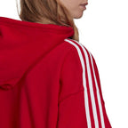 Sweat Ã Capuche Adidas Originals Adicolor Classics Crop - Rouge - Femme VETEMENT Adidas