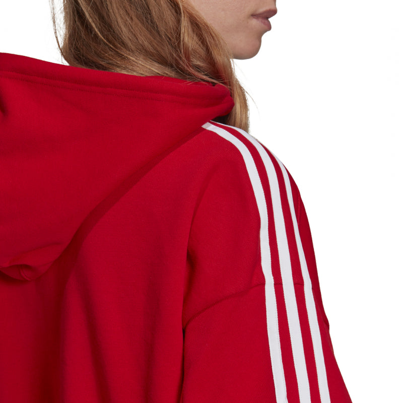 Sweat Ã Capuche Adidas Originals Adicolor Classics Crop - Rouge NEW Adidas