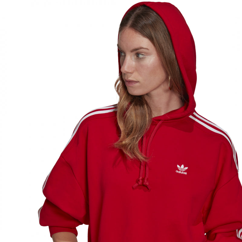 Sweat Ã Capuche Adidas Originals Adicolor Classics Crop - Rouge NEW Adidas