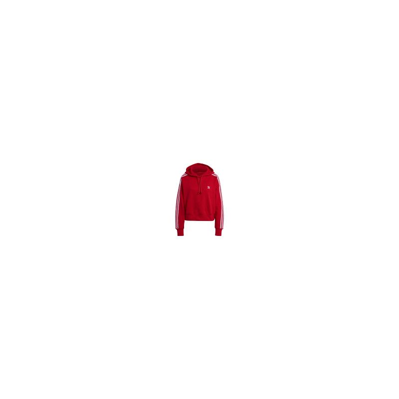 Sweat Ã Capuche Adidas Originals Adicolor Classics Crop - Rouge NEW Adidas