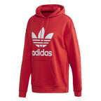 Sweat Ã Capuche Adidas Originals Adicolor Trefoil - Rouge - Femme VETEMENT Adidas