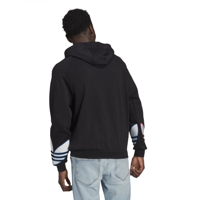 Sweat À Capuche Adidas Originals Adicolor Tricolor Trefoil - Noir - Homme - Adidas - The Bradery