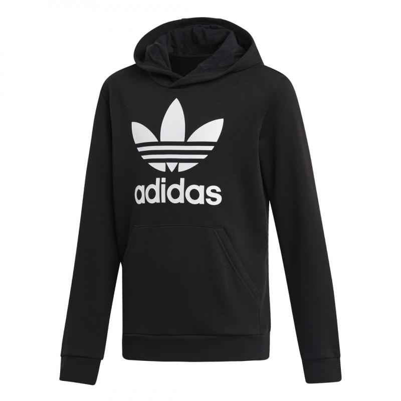 Sweat À Capuche Adidas Originals Trefoil - Noir - Enfant - Adidas - The Bradery