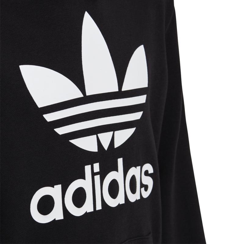 Sweat À Capuche Adidas Originals Trefoil - Noir - Enfant - Adidas - The Bradery