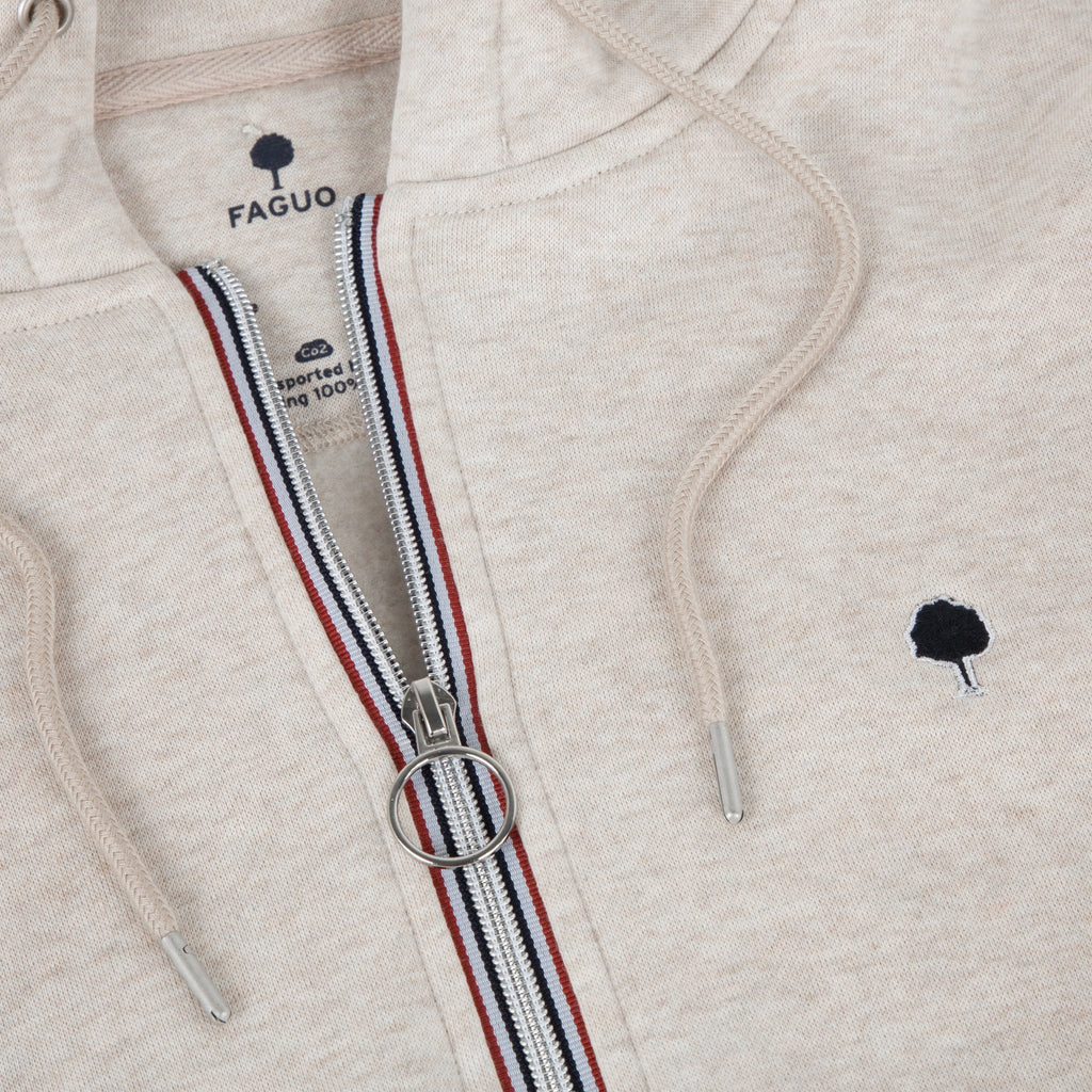 Sweat A Capuche Mesnil Cotton - Beige Prêt A Porter Faguo