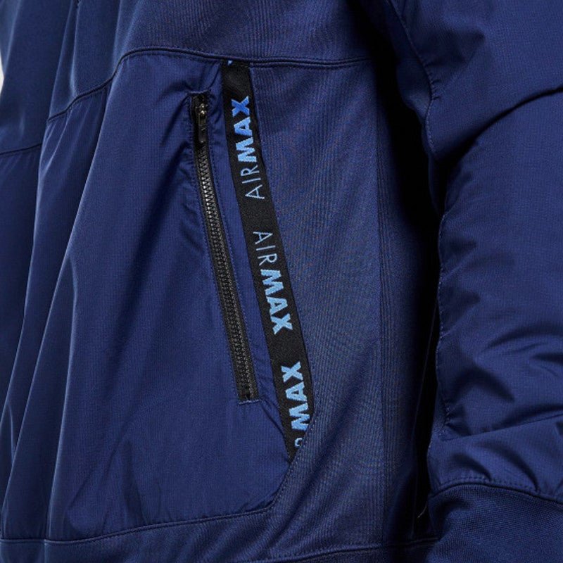 Sweat À Capuche Nike Air Max Half Zip - Bleu - Homme - Nike - The Bradery