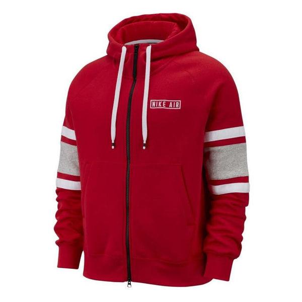 Sweat Ã Capuche Nike Air - Rouge - Homme NIKE SWEAT HOMME TEXTILE Nike