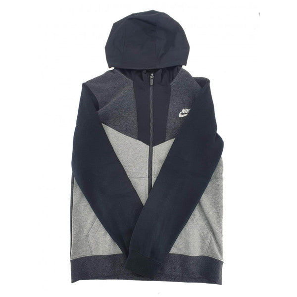 Sweat Ã Capuche Nike B Hybrid Junior - Gris NIKE SWEAT JUNIOR TEXTILE Nike