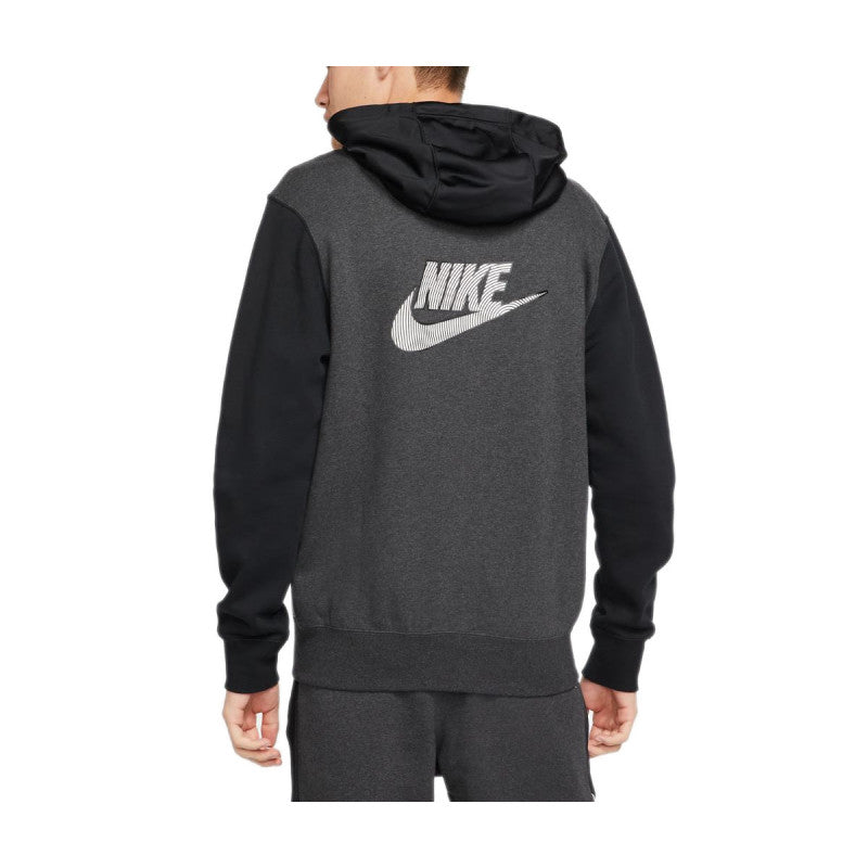 Sweat Ã Capuche Nike Nsw Hbr Fz Flc - Noir NIKE SWEAT HOMME TEXTILE Nike