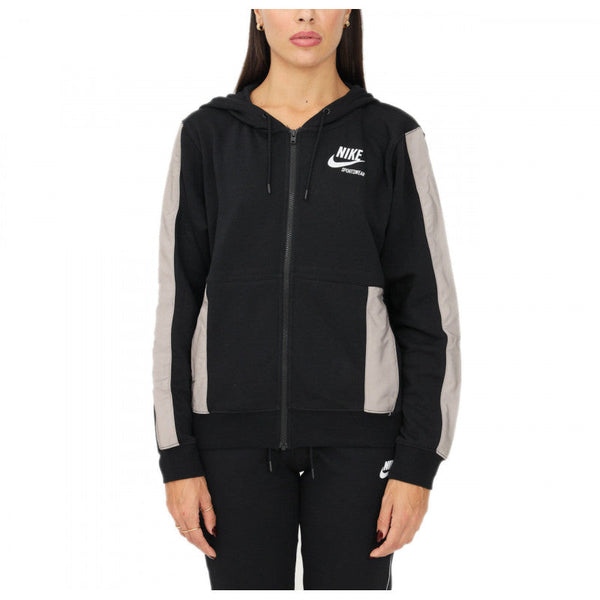 Sweat Ã Capuche Nike Nsw Polaire - Noir NIKE VESTE FEMME TEXTILE Nike