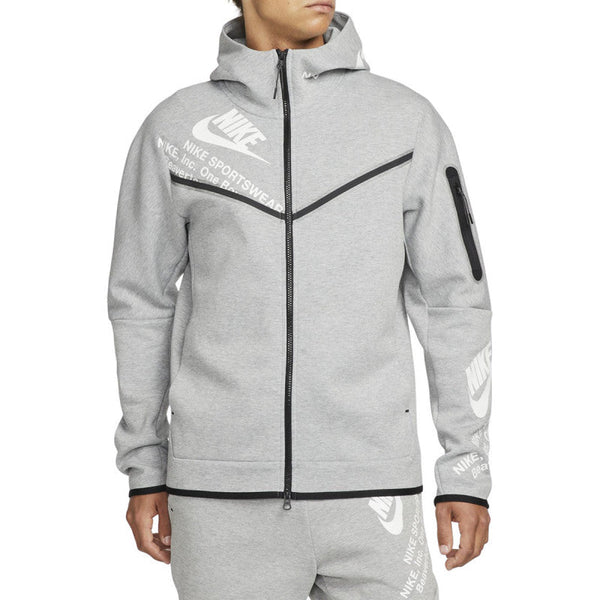 Sweat À Capuche Nike Nsw Tech Fleece - Gris - Homme - Nike - The Bradery