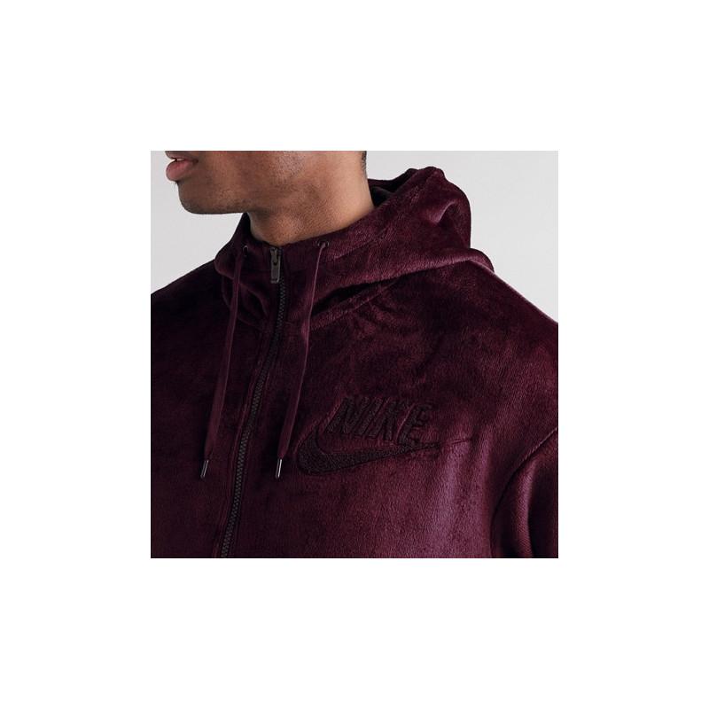 Sweat Ã Capuche Nike Sportswear Statement Winter - Bordeaux - Homme NIKE SWEAT HOMME TEXTILE Nike