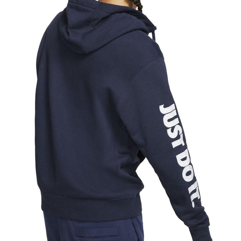 Sweat Ã Capuche Nike Sportwear Just Do It Full Zip Fleece - Bleu - Homme NIKE SWEAT HOMME TEXTILE Nike