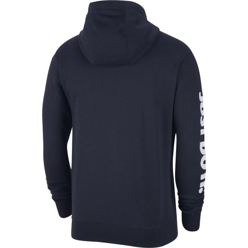 Sweat Ã Capuche Nike Sportwear Just Do It Full Zip Fleece - Bleu - Homme NIKE SWEAT HOMME TEXTILE Nike