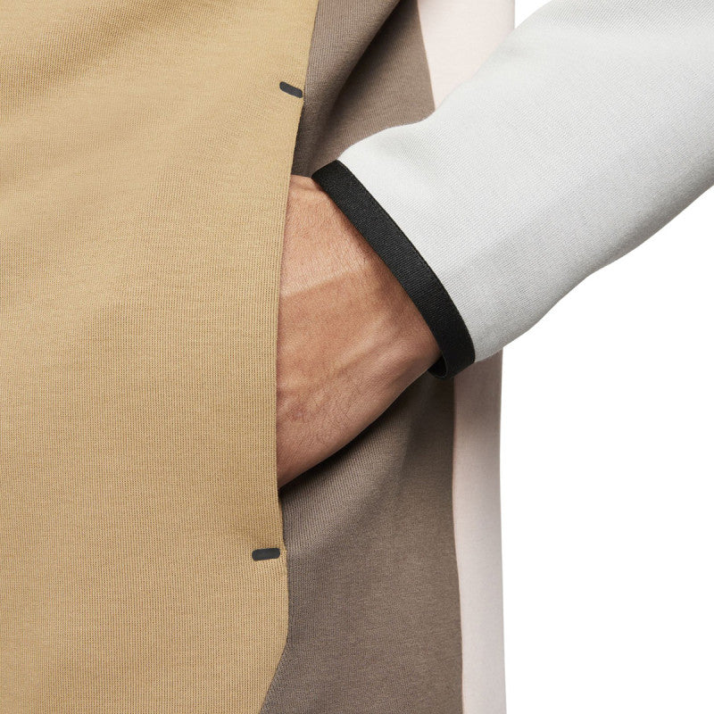 Sweat Ã Capuche Nike Tech Fleece - Beige NIKE JACKET HOMME TEXTILE Nike