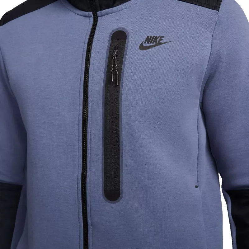 Sweat À Capuche Tech Fleece Full Zip - Bleu