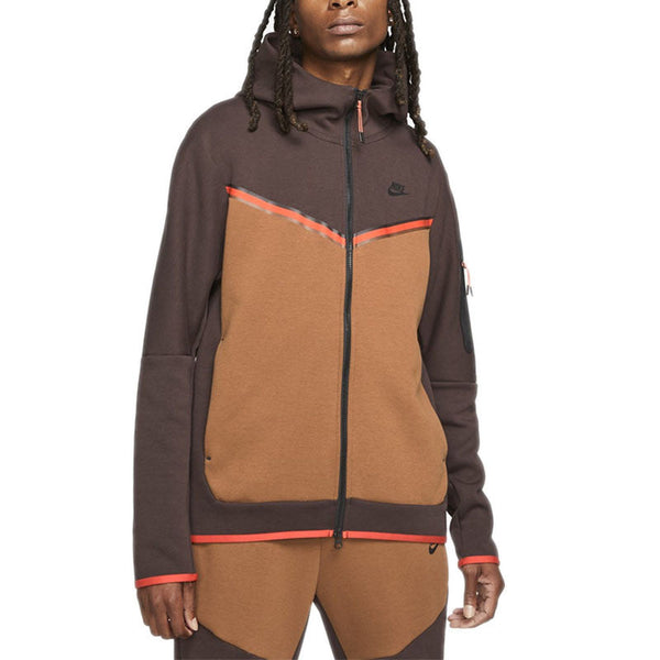 Sweat Ã Capuche Nike Tech Fleece - Marron NIKE JACKET HOMME TEXTILE Nike