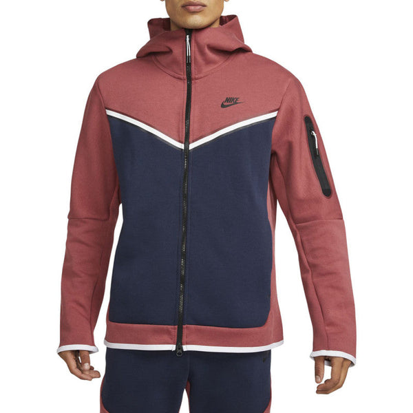 Sweat Ã Capuche Nike Tech Fleece - Rouge NIKE JACKET HOMME TEXTILE Nike