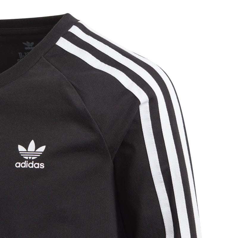 Sweat Adidas Originals 3-Stripes Cropped Junior - Noir - Adidas1 - The Bradery