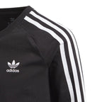 Sweat Adidas Originals 3-Stripes Cropped Junior - Noir - Adidas1 - The Bradery