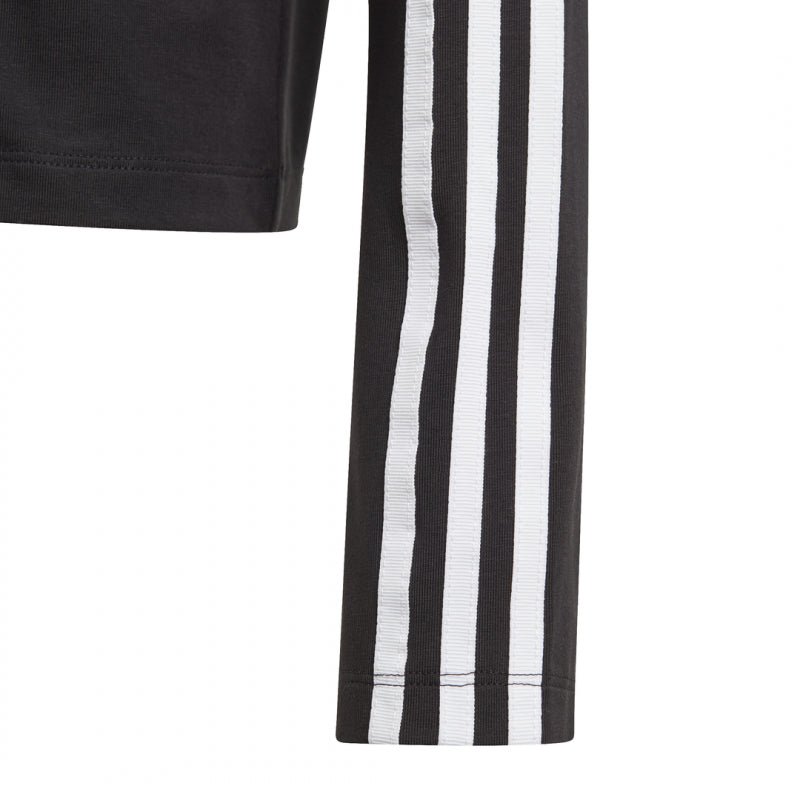 Sweat Adidas Originals 3-Stripes Cropped Junior - Noir - Adidas1 - The Bradery