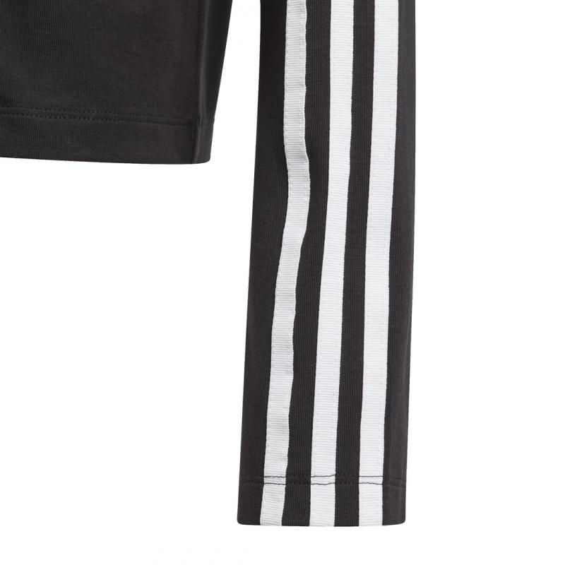 Sweat Adidas Originals 3-Stripes Cropped Junior - Noir - Adidas1 - The Bradery