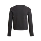 Sweat Adidas Originals 3-Stripes Cropped Junior - Noir - Adidas1 - The Bradery