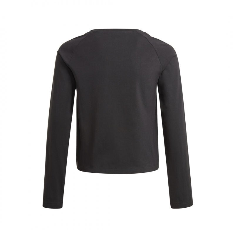 Sweat Adidas Originals 3-Stripes Cropped Junior - Noir - Adidas1 - The Bradery