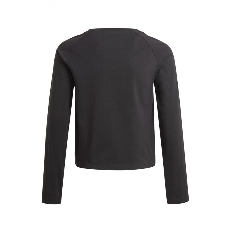 Sweat Adidas Originals 3-Stripes Cropped Junior - Noir - Adidas1 - The Bradery