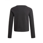 Sweat Adidas Originals 3-Stripes Cropped Junior - Noir - Adidas1 - The Bradery
