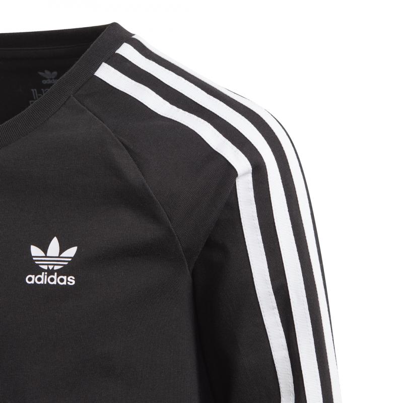 Sweat Adidas Originals 3-Stripes Cropped Junior - Noir - Adidas1 - The Bradery