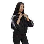 Sweat Adidas Originals Adicolor Classics Satin Tape Cropped - Noir - Femme - Adidas - The Bradery