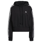 Sweat Adidas Originals Adicolor Classics Satin Tape Cropped - Noir - Femme - Adidas - The Bradery