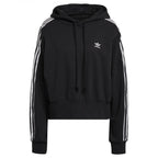 Sweat Adidas Originals Adicolor Classics Satin Tape Cropped - Noir - Femme - Adidas - The Bradery