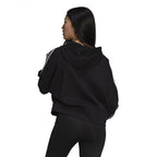 Sweat Adidas Originals Adicolor Classics Satin Tape Cropped - Noir - Femme - Adidas - The Bradery