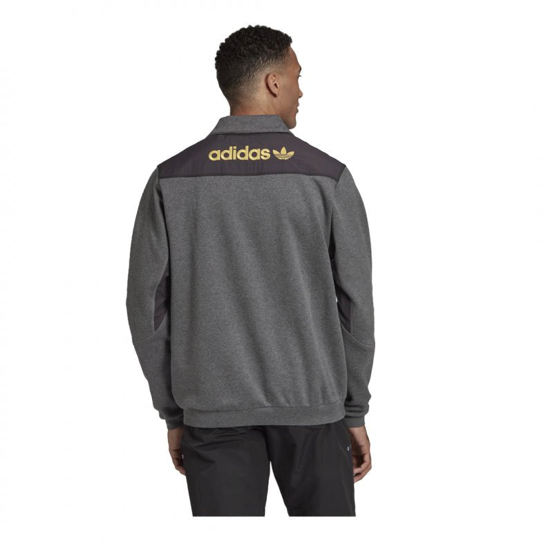 Sweat Adidas Originals Adventure Field Half-Zip - Gris - Adidas1 - The Bradery