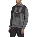 Sweat Adidas Originals Adventure Field Half-Zip - Gris - Adidas1 - The Bradery