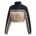 Sweat Adidas Originals Cropped - Beige - Femme VETEMENT Adidas