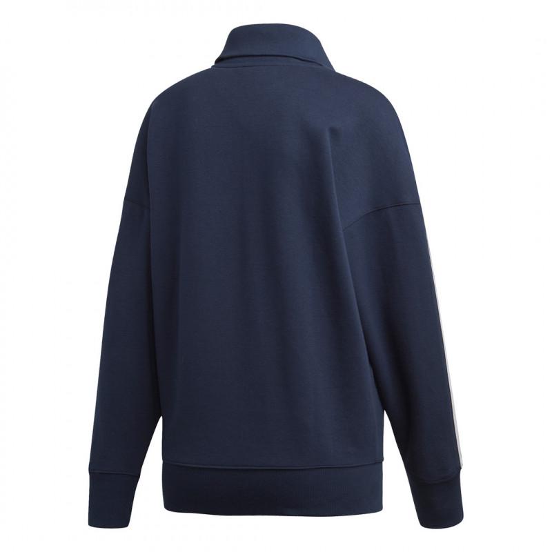 Sweat Adidas Originals Half-Zip - Bleu - Femme VETEMENT Adidas