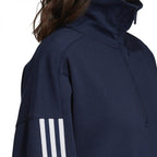 Sweat Adidas Originals Half-Zip - Bleu - Femme VETEMENT Adidas
