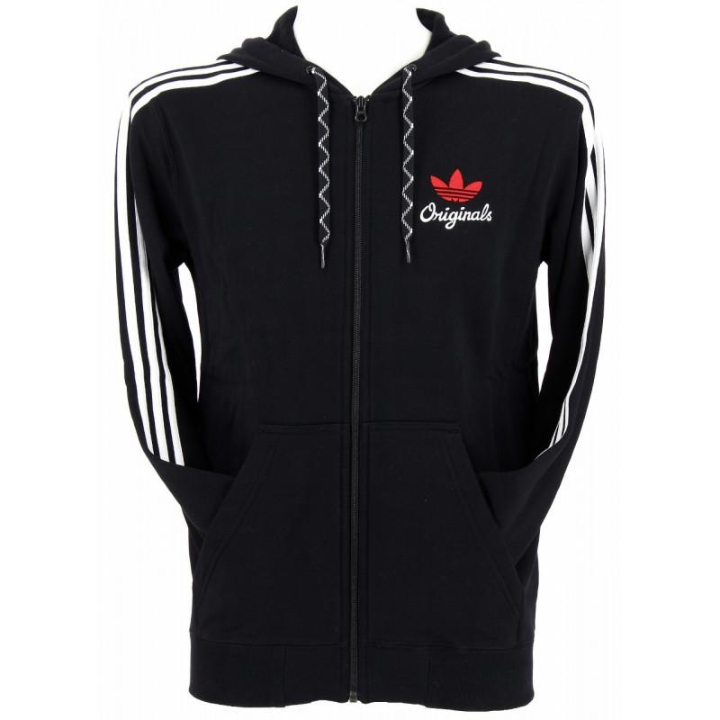Sweat Adidas Originals Spo Hooded Noir - PAP Homme - Adidas1 - The Bradery